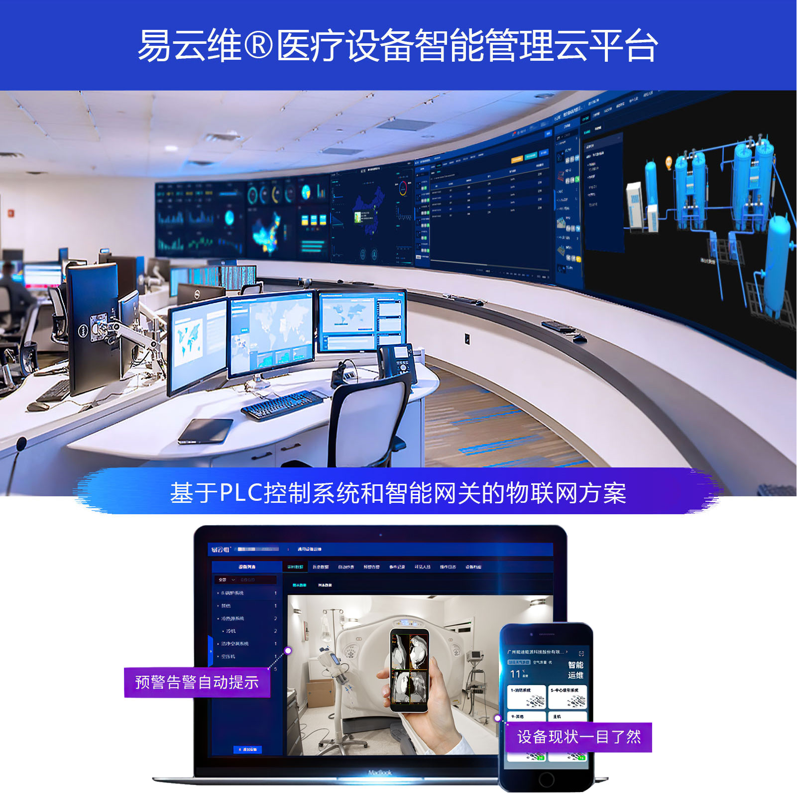 醫療設備智能管理云平臺，遠程監控_采集數據，深入醫療器械制造企業管理的物聯網AP